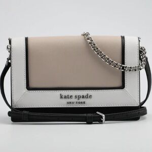 kate spade Cream and Black Crossbody Bag